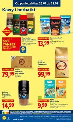 Lidl - gazetka promocyjna Oferta od poniedziałku od poniedziałku 26.01 do środy 28.01 - strona 42