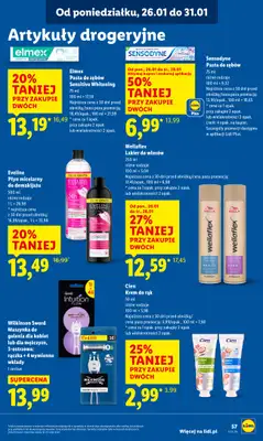 Lidl - gazetka promocyjna Oferta od poniedziałku od poniedziałku 26.01 do środy 28.01 - strona 57