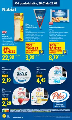 Lidl - gazetka promocyjna Oferta od poniedziałku od poniedziałku 26.01 do środy 28.01 - strona 30