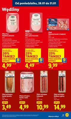 Lidl - gazetka promocyjna Oferta od poniedziałku od poniedziałku 26.01 do środy 28.01 - strona 27