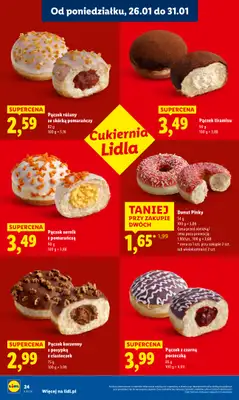 Lidl - gazetka promocyjna Oferta od poniedziałku od poniedziałku 26.01 do środy 28.01 - strona 24