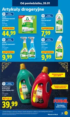 Lidl - gazetka promocyjna Oferta od poniedziałku od poniedziałku 26.01 do środy 28.01 - strona 59
