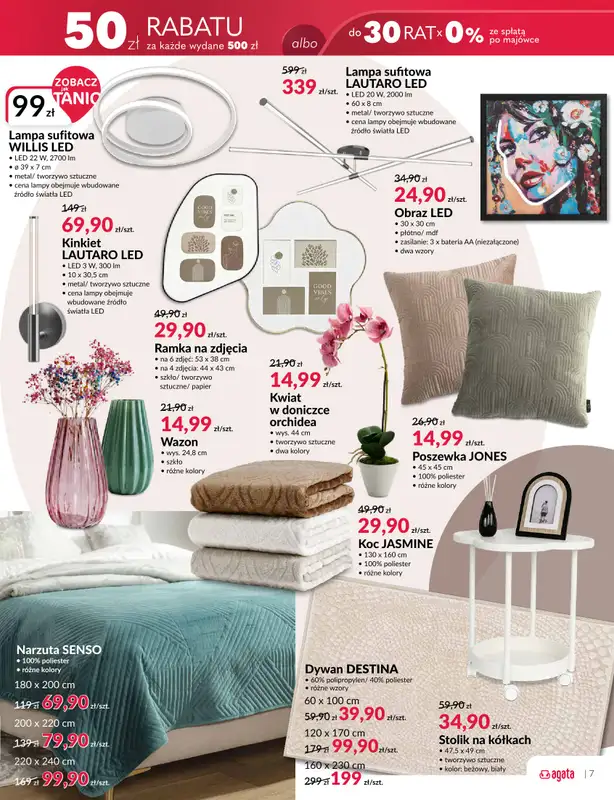 Salony Agata - gazetka promocyjna Gazetka od wtorku 27.01 do piątku 06.02 - strona 7