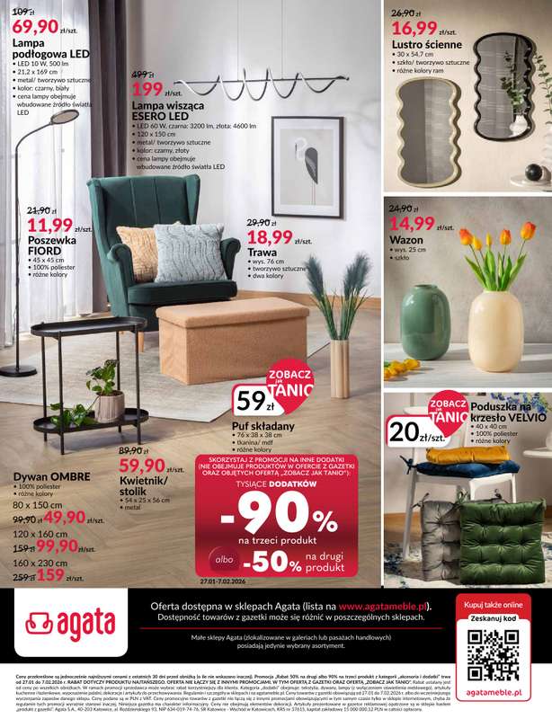Salony Agata - gazetka promocyjna Gazetka od wtorku 27.01 do piątku 06.02 - strona 16