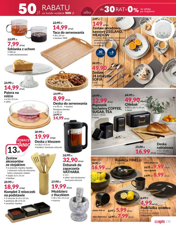 Salony Agata - gazetka promocyjna Gazetka od wtorku 27.01 do piątku 06.02 - strona 15