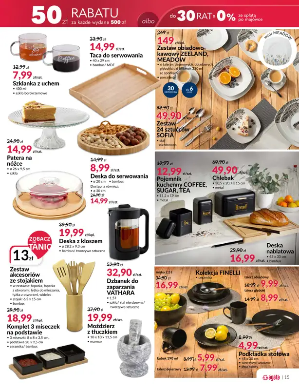 Salony Agata - gazetka promocyjna Gazetka od wtorku 27.01 do piątku 06.02 - strona 15