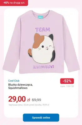 Smyk - gazetka promocyjna -40% na drugą sztukę - łączy się z WYPRZEDAŻĄ! od poniedziałku 26.01 do środy 28.01 - strona 3