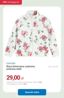 Smyk - gazetka promocyjna -40% na drugą sztukę - łączy się z WYPRZEDAŻĄ! od poniedziałku 26.01 do środy 28.01 - strona 10