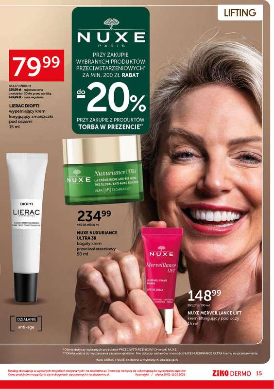 Ziko Dermo - gazetka promocyjna Odbudowa i regeneracja skóry od czwartku 29.01 do środy 11.02 - strona 15