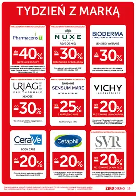 Ziko Dermo - gazetka promocyjna Odbudowa i regeneracja skóry od czwartku 29.01 do środy 11.02 - strona 19
