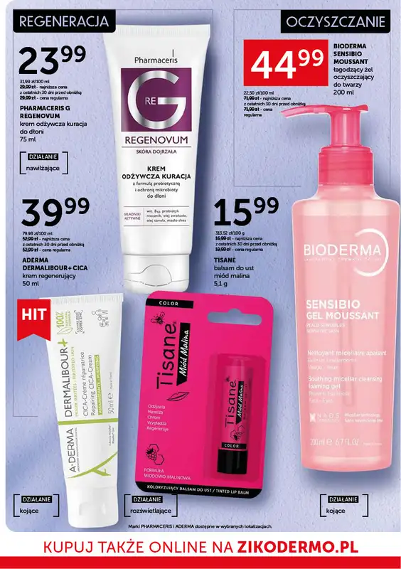 Ziko Dermo - gazetka promocyjna Odbudowa i regeneracja skóry od czwartku 29.01 do środy 11.02 - strona 10