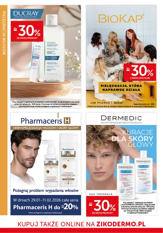 Ziko Dermo - gazetka promocyjna Odbudowa i regeneracja skóry od czwartku 29.01 do środy 11.02 - strona 18