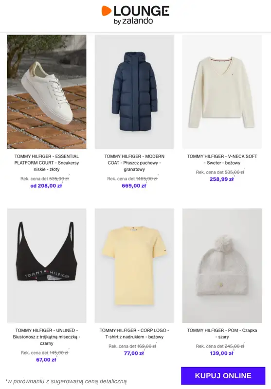 Lounge by Zalando - gazetka promocyjna Specjalne okazje:  Tommy Hilfiger - Kobiety od poniedziałku 26.01 do czwartku 29.01 - strona 7