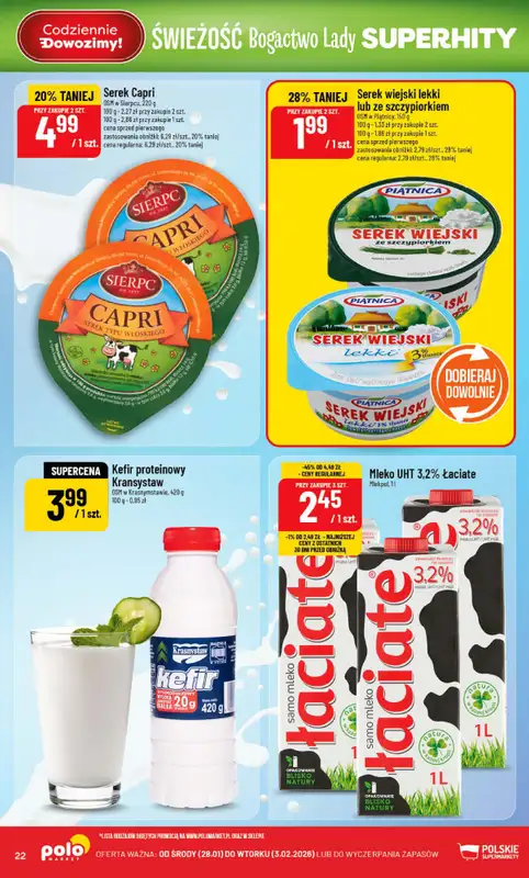 POLOmarket - gazetka promocyjna Gazetka od środy 28.01 do wtorku 03.02 - strona 22