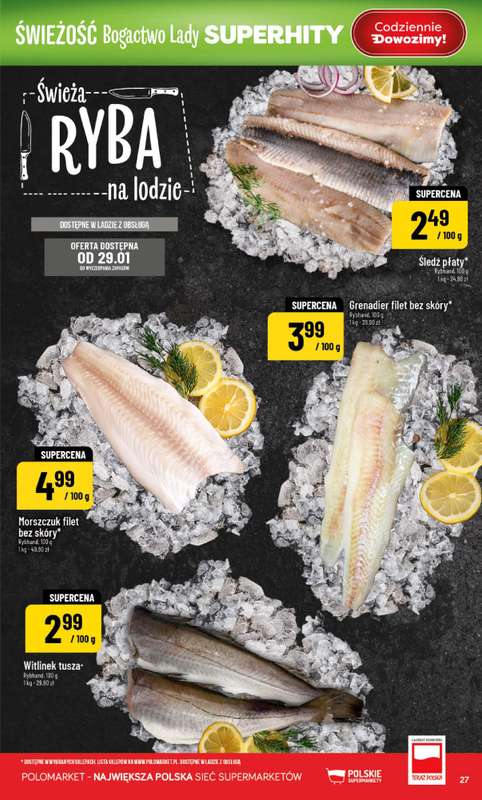 POLOmarket - gazetka promocyjna Gazetka od środy 28.01 do wtorku 03.02 - strona 27