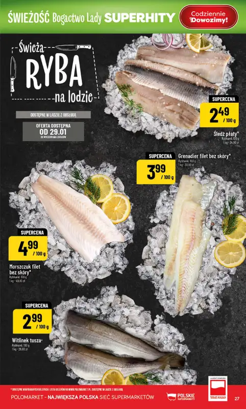 POLOmarket - gazetka promocyjna Gazetka od środy 28.01 do wtorku 03.02 - strona 27