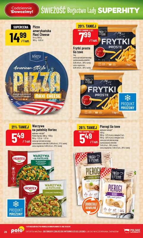 POLOmarket - gazetka promocyjna Gazetka od środy 28.01 do wtorku 03.02 - strona 28