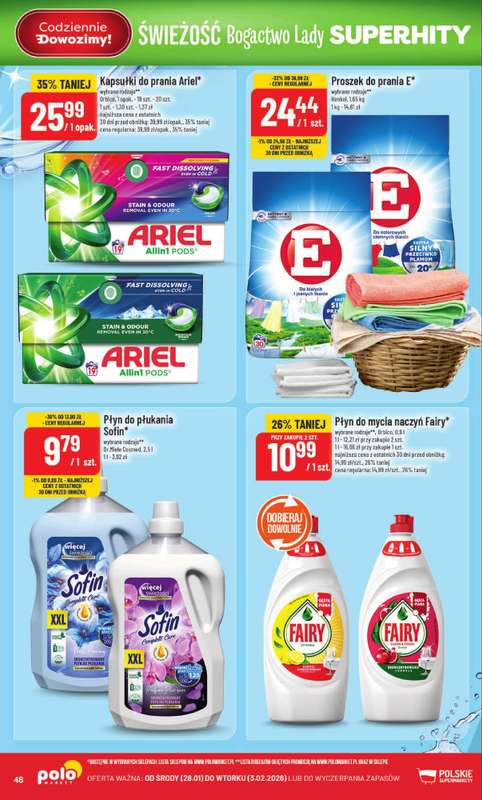 POLOmarket - gazetka promocyjna Gazetka od środy 28.01 do wtorku 03.02 - strona 48