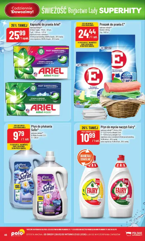 POLOmarket - gazetka promocyjna Gazetka od środy 28.01 do wtorku 03.02 - strona 48