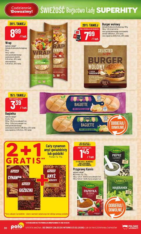 POLOmarket - gazetka promocyjna Gazetka od środy 28.01 do wtorku 03.02 - strona 30