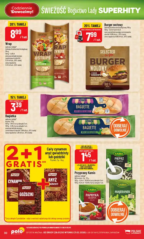 POLOmarket - gazetka promocyjna Gazetka od środy 28.01 do wtorku 03.02 - strona 30