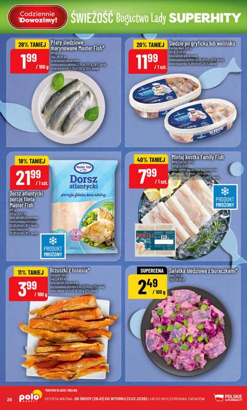 POLOmarket - gazetka promocyjna Gazetka od środy 28.01 do wtorku 03.02 - strona 26
