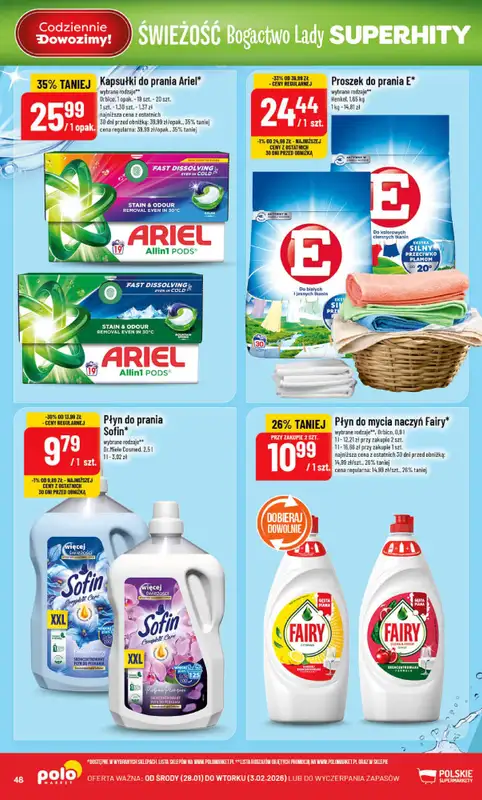 POLOmarket - gazetka promocyjna Gazetka od środy 28.01 do wtorku 03.02 - strona 48