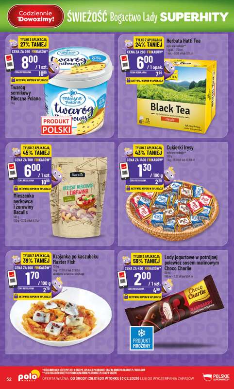 POLOmarket - gazetka promocyjna Gazetka od środy 28.01 do wtorku 03.02 - strona 52