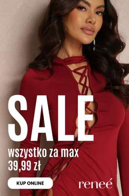Renee - gazetka promocyjna SALE do 39,99 zł od poniedziałku 26.01 do poniedziałku 02.02