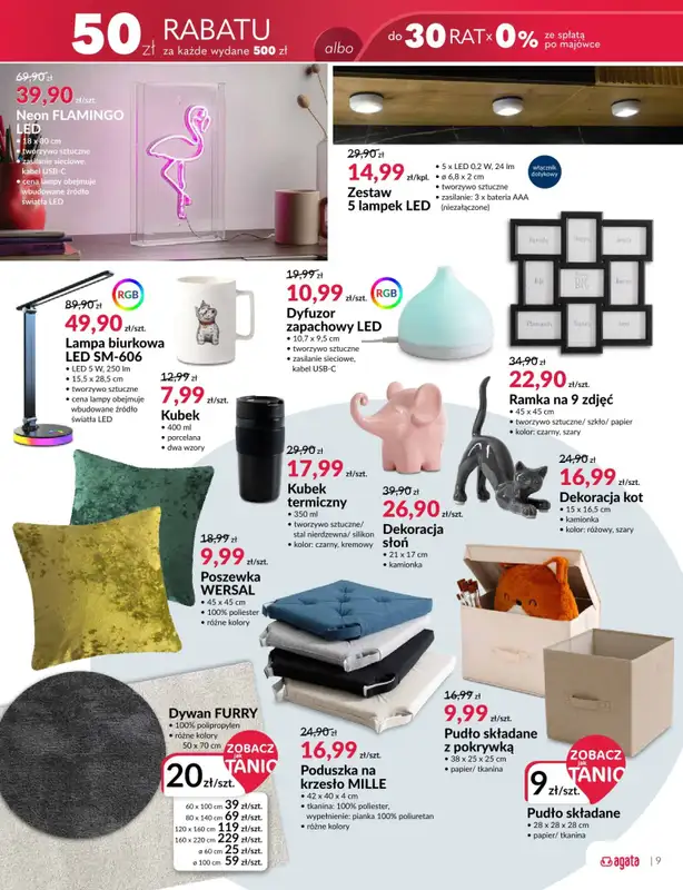 Salony Agata - gazetka promocyjna Gazetka Ełk od wtorku 27.01 do piątku 06.02 - strona 9