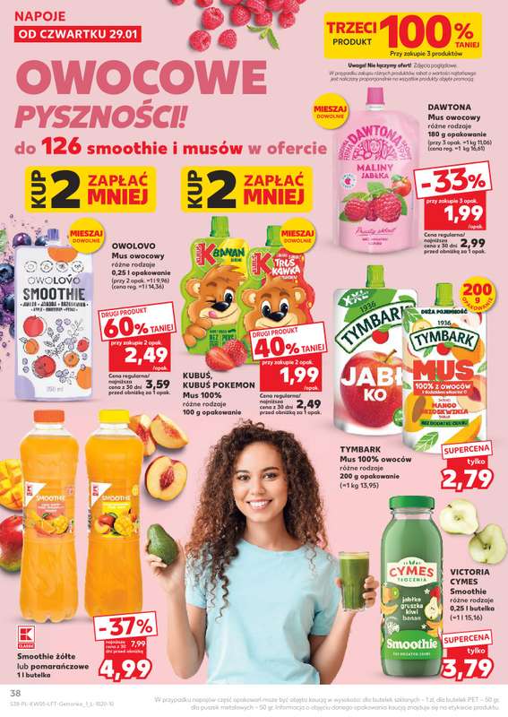 Kaufland - gazetka promocyjna Oferta Kaufland od czwartku 29.01 do środy 04.02 - strona 38