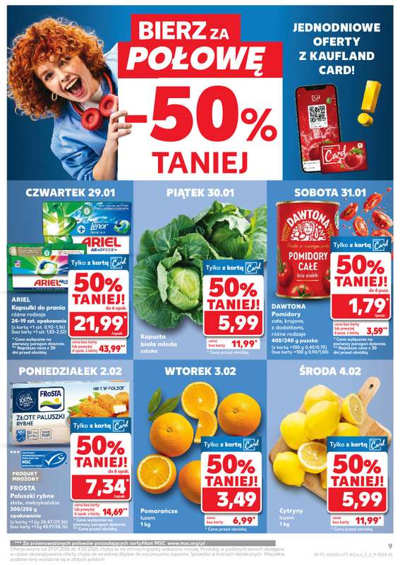 Kaufland - gazetka promocyjna Oferta Kaufland od czwartku 29.01 do środy 04.02 - strona 9