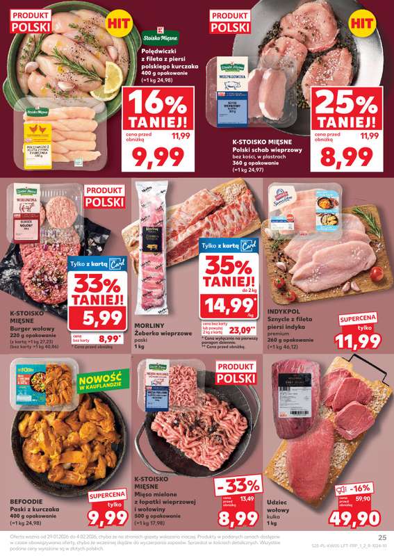 Kaufland - gazetka promocyjna Oferta Kaufland od czwartku 29.01 do środy 04.02 - strona 25