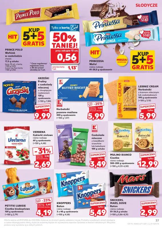 Kaufland - gazetka promocyjna Oferta Kaufland od czwartku 29.01 do środy 04.02 - strona 37