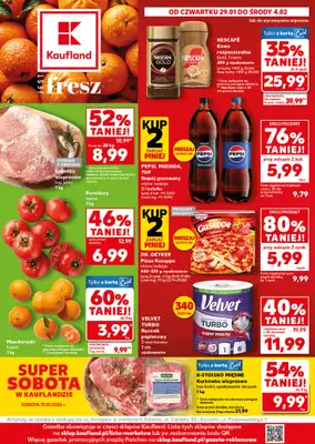Kaufland - gazetka promocyjna Oferta Kaufland od czwartku 29.01 do środy 04.02