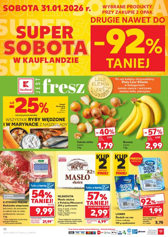 Kaufland - gazetka promocyjna Oferta Kaufland od czwartku 29.01 do środy 04.02 - strona 10
