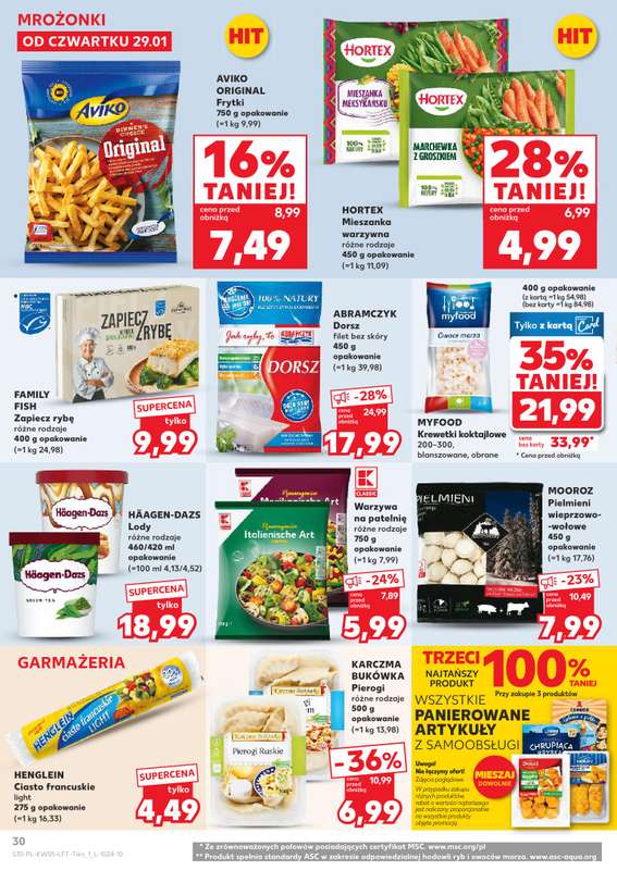 Kaufland - gazetka promocyjna Oferta Kaufland od czwartku 29.01 do środy 04.02 - strona 30