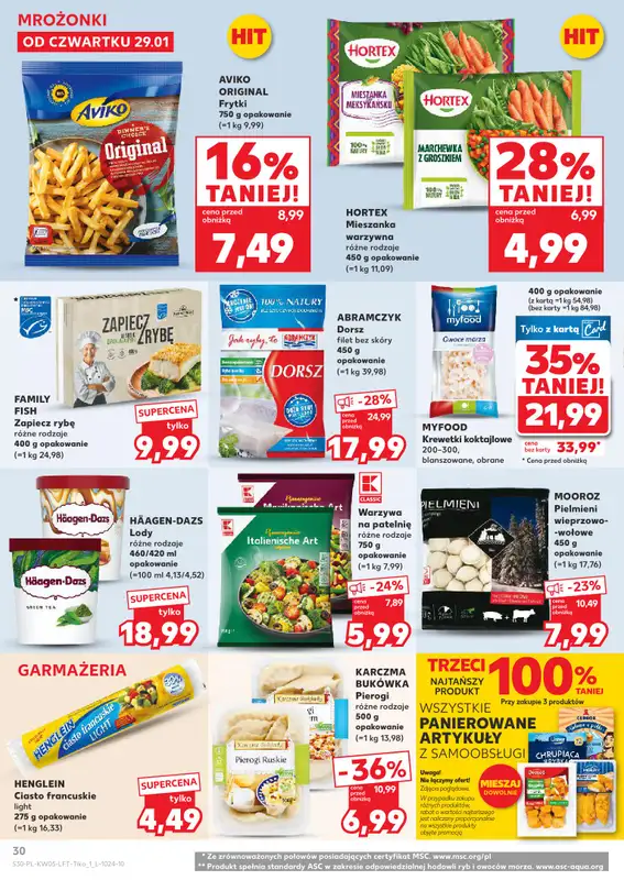 Kaufland - gazetka promocyjna Oferta Kaufland od czwartku 29.01 do środy 04.02 - strona 30