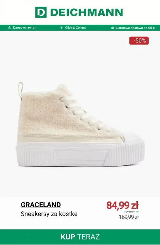 Deichmann - gazetka promocyjna Wyprzedaż do 99 zł od poniedziałku 26.01  - strona 11
