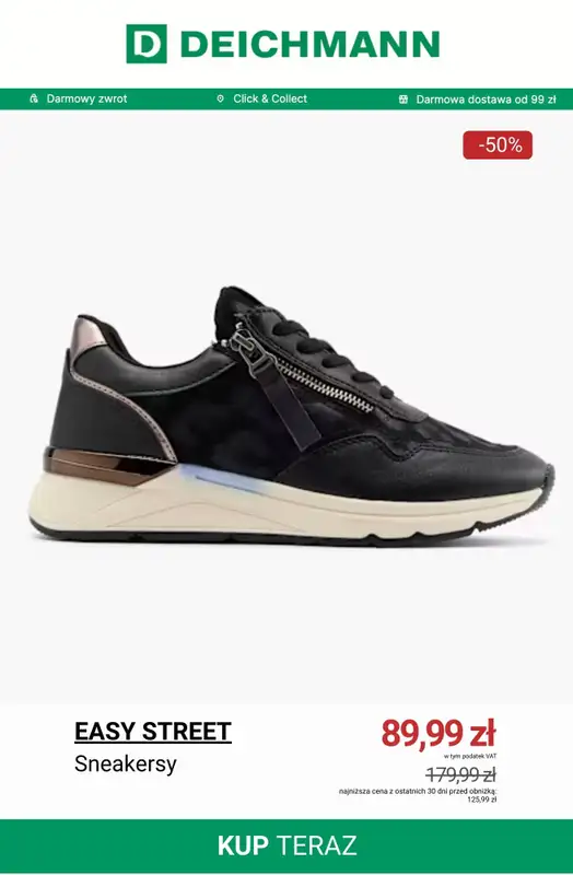 Deichmann - gazetka promocyjna Wyprzedaż do 99 zł od poniedziałku 26.01  - strona 5