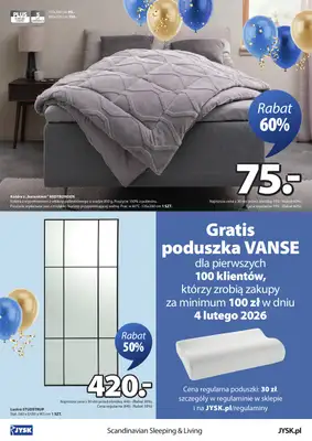 Jysk - gazetka promocyjna RADOMSKO: Wielkie Otwarcie JYSK! Już 04.02.2026! od środy 04.02 do środy 11.02 - strona 2