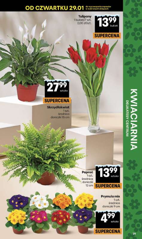 Delikatesy Centrum - gazetka promocyjna Gazetka  do środy 04.02 - strona 39