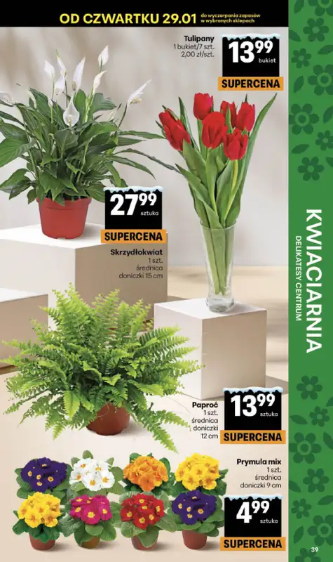 Delikatesy Centrum - gazetka promocyjna Gazetka  do środy 04.02 - strona 39