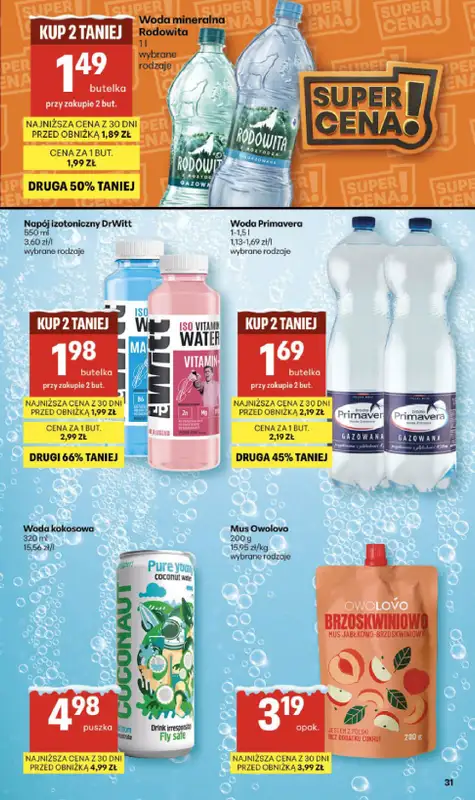 Delikatesy Centrum - gazetka promocyjna Gazetka  do środy 04.02 - strona 30