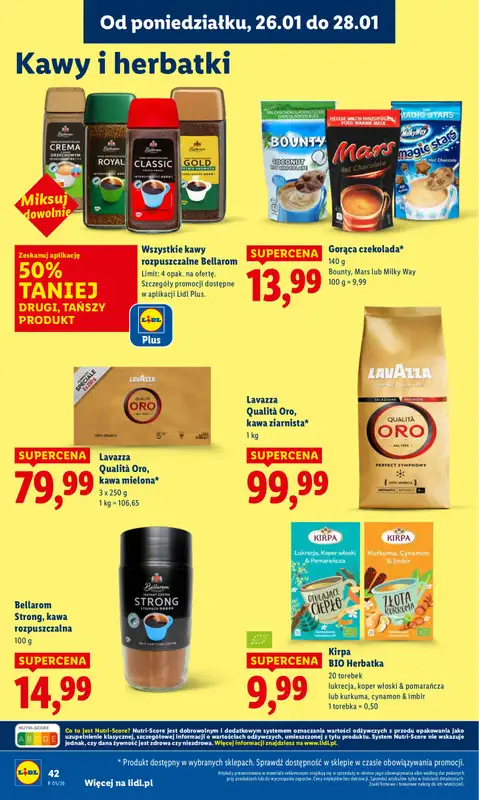 Lidl - gazetka promocyjna Oferta od poniedziałku od poniedziałku 26.01 do środy 28.01 - strona 42