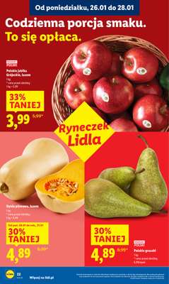 Lidl - gazetka promocyjna Oferta od poniedziałku od poniedziałku 26.01 do środy 28.01 - strona 22