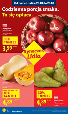 Lidl - gazetka promocyjna Oferta od poniedziałku od poniedziałku 26.01 do środy 28.01 - strona 22