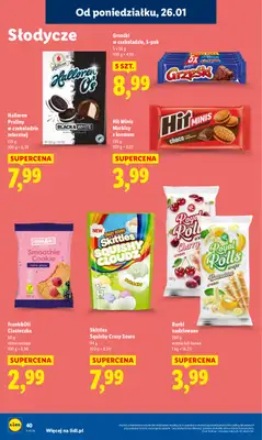 Lidl - gazetka promocyjna Oferta od poniedziałku od poniedziałku 26.01 do środy 28.01 - strona 40