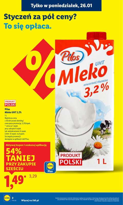 Lidl - gazetka promocyjna Oferta od poniedziałku od poniedziałku 26.01 do środy 28.01 - strona 2