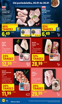 Lidl - gazetka promocyjna Oferta od poniedziałku od poniedziałku 26.01 do środy 28.01 - strona 28